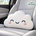 Zanqoveli™ Smiling Cloud Lumbar Cushion — styled product view