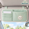 Zanqoveli™ Smiley Sun Visor Organizer — styled product view