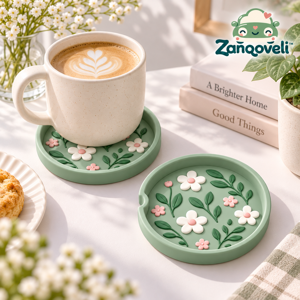 Zanqoveli™ Garden Cup Holder Inserts — Set of 2 — lifestyle view