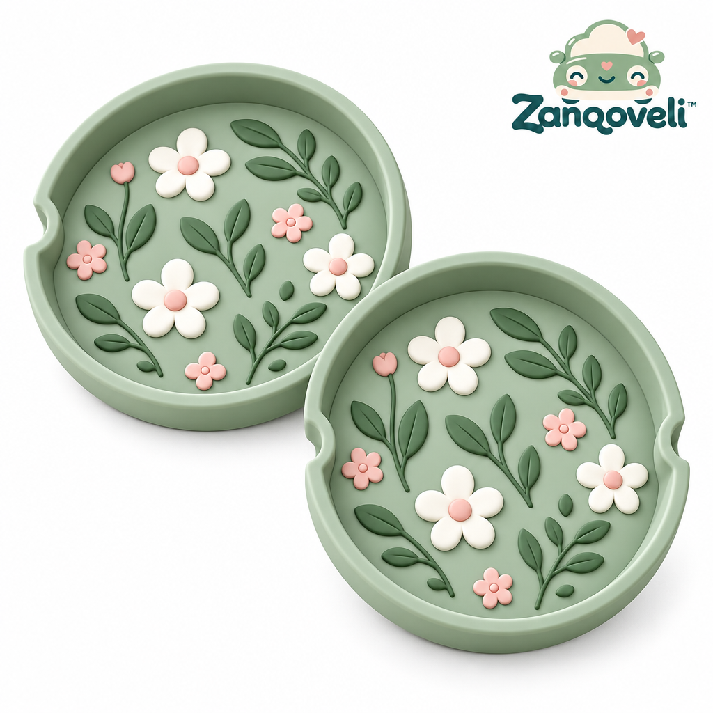 Zanqoveli™ Garden Cup Holder Inserts — Set of 2 — clean product view
