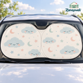 Zanqoveli™ Sweet Dreams Windshield Sunshade — styled product view